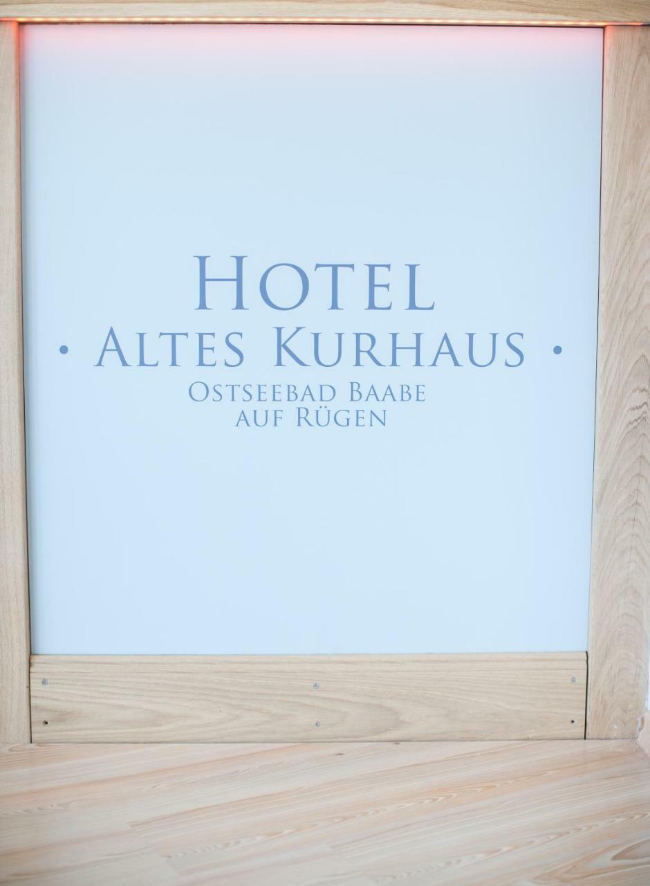 Hotel Altes Kurhaus Baabe Extérieur photo